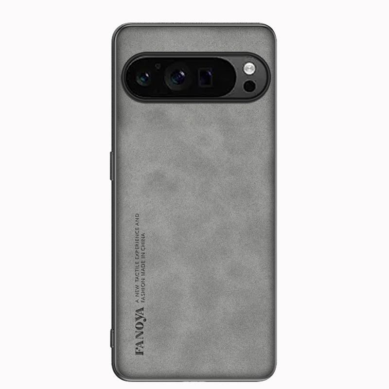 Матовый чехол из искусственной кожи ягненка для Google PIxel 9 Pro XL 8 7 Pro 8A 7A 6A Противоударный силиконовый чехол с мягкой рамкой