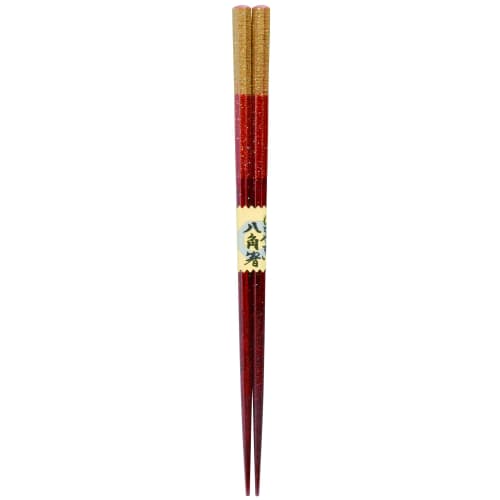 Kawai Octagonal Chopsticks, Dishwasher Safe, Constellation Design, Red, 23cm, 102573