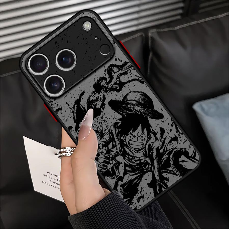 Чехол для телефона One Piece Law Luffy Back Cover Case для iPhone 17 Pro Max 13 Mini Air 15 X XS XR 16 Plus 11 12 14 17P 16P 7 8 SE