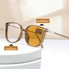 Luxury Customize Pochromic Reading Glasses Women New Stylish Large Frame Far Sight Eyeglasses Outdoor Color Changing Eyewear