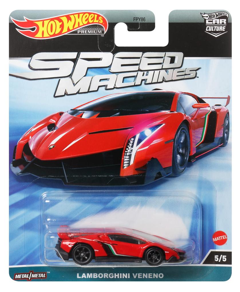 Hot Wheels Культура Автомобилей Скоростная Машина Lamborghini Veneno HKC41 - [Для детей от 3 лет]