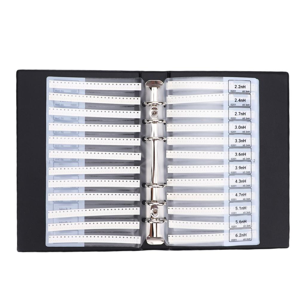 Книга образцов многослойных SMD-индуктивностей 50 штук 42 номинала Набор электронных компонентов Обслуживание Обучение Инженеры Студенты