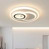 Современный круглый светодиодный потолочный светильник для гостиной, спальни, ресторана или кабинета