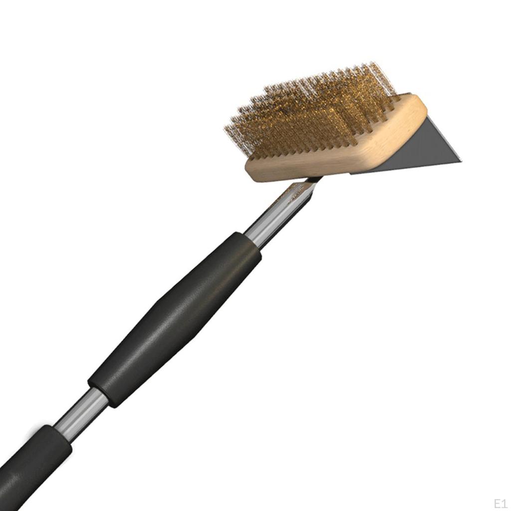 Щетка для пиццы из меди, эффективная очистка нержавеющей стали для барбекю, ресторана, уличного использования