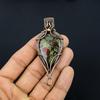 Dragon Blood Jasper 999 Copper Wire Wrapped Pendant, Handmade Gemstone Pendant Jewelry, Gifts For Wife Brand New Pendant