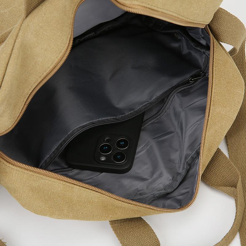 Men's Luxury Canvas Messenger Bag - High Quality Crossbody Shoulder Tote (Vintage Style Travel & Casual Handbag)