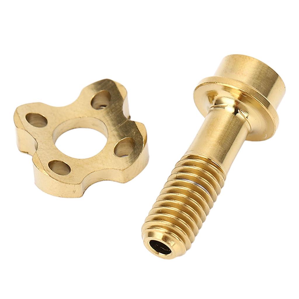 Front Derailleur Screw Gasket Ti Alloy Fixed Set Kit Arc Half Moon Washer Hallow Gold