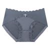 Lace Underwear Women's Panties Light Luxury Satin Elegant Breathable Mulberry Silk Crotch Seamless Comfortable Hip Hugging Triangle Pants