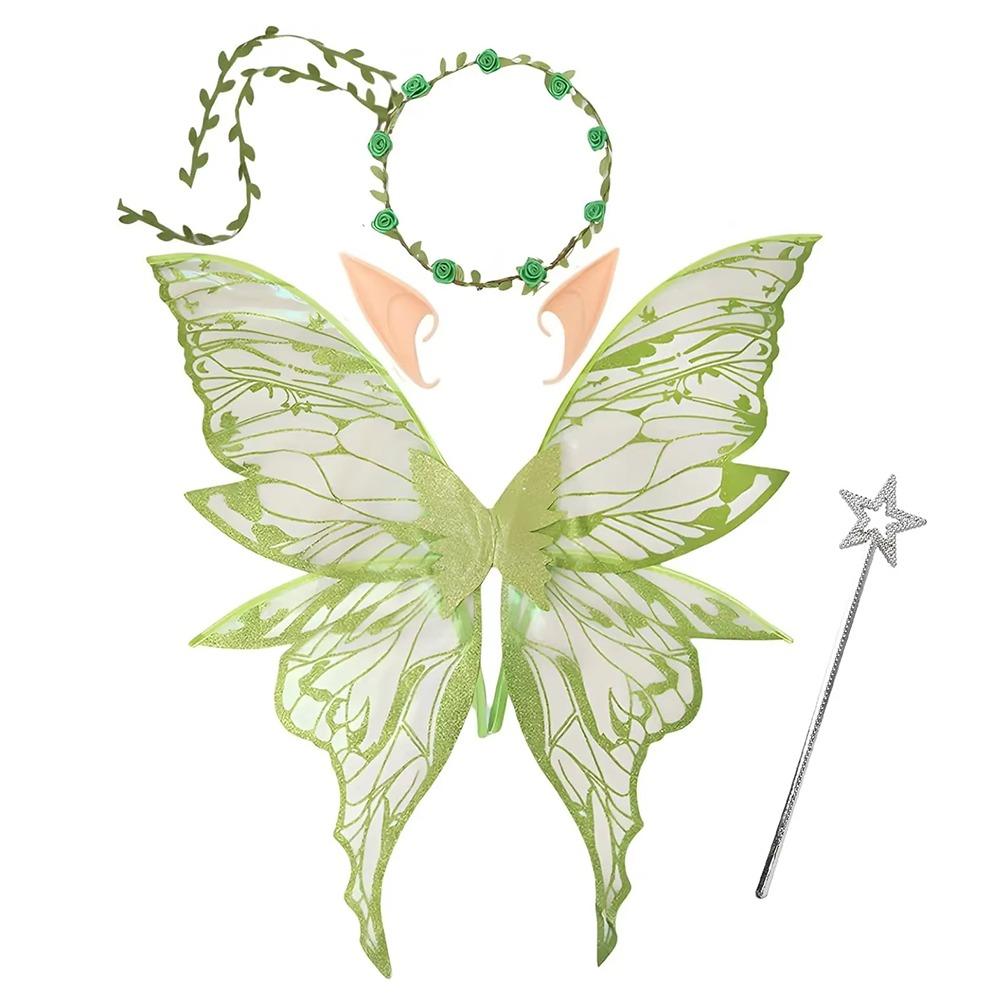 Lightweight Fairy Costume Wing Set Fluttering Wings Dress Up Wings Set Cosplay Costumes