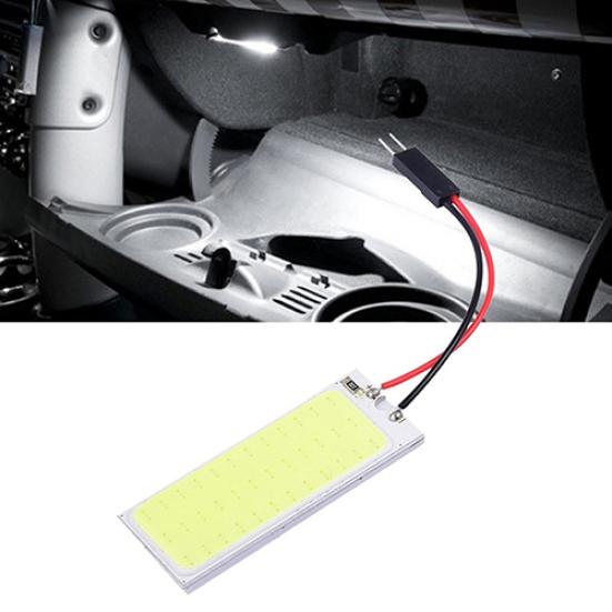 2шт 6W T10 Chip LED COB 36 Внутренняя белая световая панель BA9S Фестонный купольный светильник