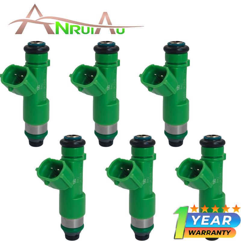 New 6PCS Fuel Injectors 12 Holes 16600-JK20A For Nissan Altima Maxima Murano Pathfinder Quest Infiniti EX35 FX37 G37 M35 Q70