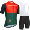 Cycling 2023 Men's Outfit Set Sleeve Blouse Bib Mtb Pants Summer Clothing Tricuta Man Clothes Jersey Gel Uniform Shorts Bikes