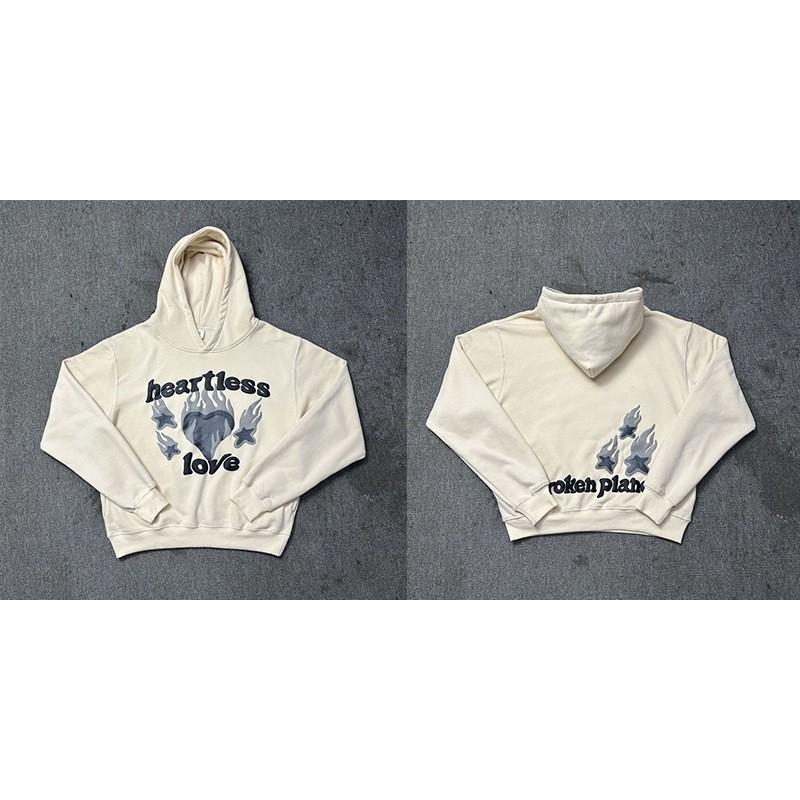Broken Planet Market BPM Fleece Hoodie Men Women Loose Fit Casual Winter Sweatshirt