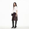Veromoda Женская свободная футболка из чистого хлопка с цветочным принтом и коротким рукавом