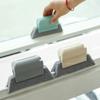 Fashion Hand-held Groove Brush Detachable Cleaning Cloth Household Window Slot Track Cleaning Clean Tool Sill Gap Brush Multifunctional
