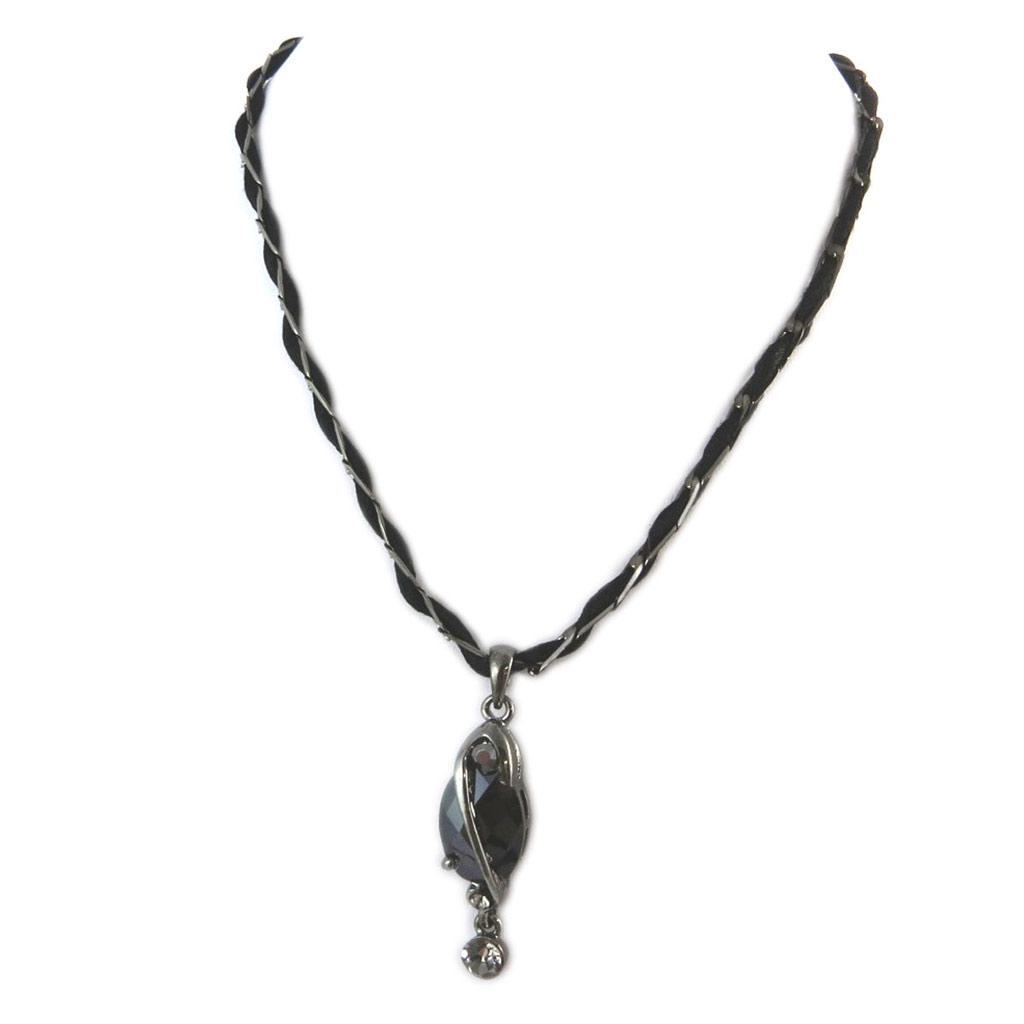 Les Trésors De Lily [E0855] - Designer Necklace 'Courtisanes' Black