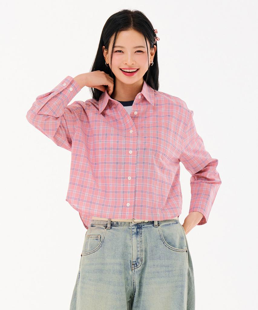 CHASECULT Women'S Crop Check Shirt-Fbrg5475C0P