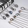 Titanium Steel Ring Necklace for Men Trendy Pendant Chain Simple Unisex Sweater Jewelry