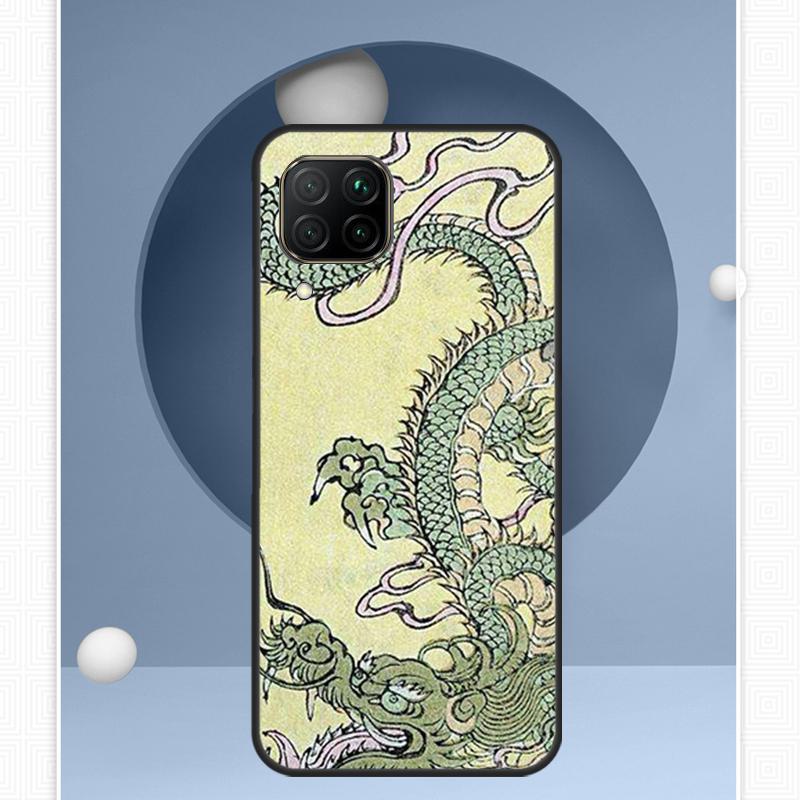 Чехол Chinese Dragon для Huawei Nova 12i 12s 11i 8i Y91 Y60 Y70 Y72 Y90 Y61 9 10 SE P20 P40 Lite P30 P60 Pro