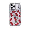 Floral Transparent Magnetic Bow Diamond Lens Case for iPhone 17 Pro Max
