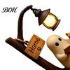 Reading Book Ghost Statue Halloween Figurine, LED Light-up Street Light Resin Spooky Figurine Statue, Cat Desktop Decoration for Holiday Party Cartoon