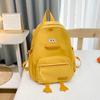 Nylon Toddler Backpack Zippered Student School Bag Cartoon Duck Backpack  Kindergarten