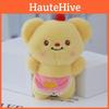 Adorable Butter Bear Plush Keychain Soft Cute Teddy Bear Bag Charm Keyring