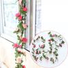 45 Flowers 7Ft Artificial Silk Rose Flower Hanging Garland Vine Wedding Decor UK