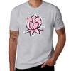 Pink Lotus T-Shirt anime figures vintage graphic tee t shirt men