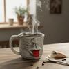 Anti Scalding Resin Handicrafts Mug Resin Shaking Tongue Coffee  Cup  Drinkware