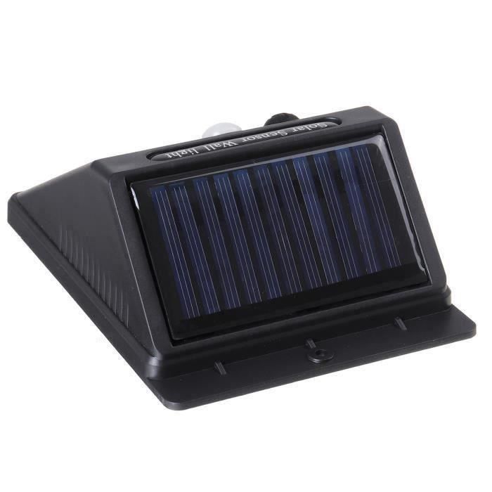 Applique murale - MSD - Lampe solaire - 12 LED - Détecteur de mouvement - Étanche IP65