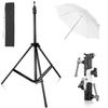 Комплект для студийной фотосъемки GODOX, стойка для освещения, белый зонт, 43-дюймовый кронштейн для вспышки с сумкой для хранения для выездной студийной съемки
