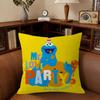 Cartoon SSesame Street   Cushion Cover Pillowcase Upholstery Sofa Throw Pillow Home Decor Pillowcas