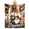 Супер Мягкое Пледовое Одеяло Beyonce Cowboy Carter Tour Премиум Флис Фланель Постельное Одеяло Уютный Плюшевый Покрывало Всесезонное Использование