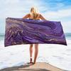 Exotic Floral Print Soft Microfiber Large Towel Water Absorbent For Beach Surf Use