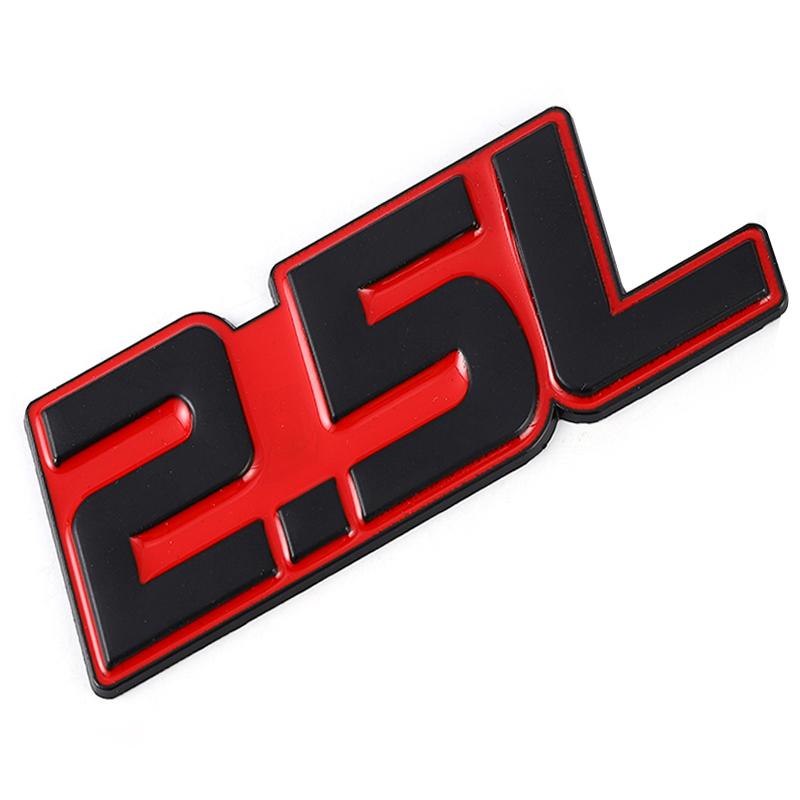 3D Металлическая Наклейка на Автомобиль 2.0L 2.2L 2.3L 2.4L 2.5L 2.8L 3.0L 3.5L Логотип Эмблема Значок Наклейки для BMW Audi Volkswagen Ford Toyota Honda