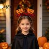 Headband 8 Pcs Halloween for Kids Adults, Glitter Pumpkin Holiday Hair Bands Eyeball Bat Hairband Costume, Cosplay Party Favors Festival Theme