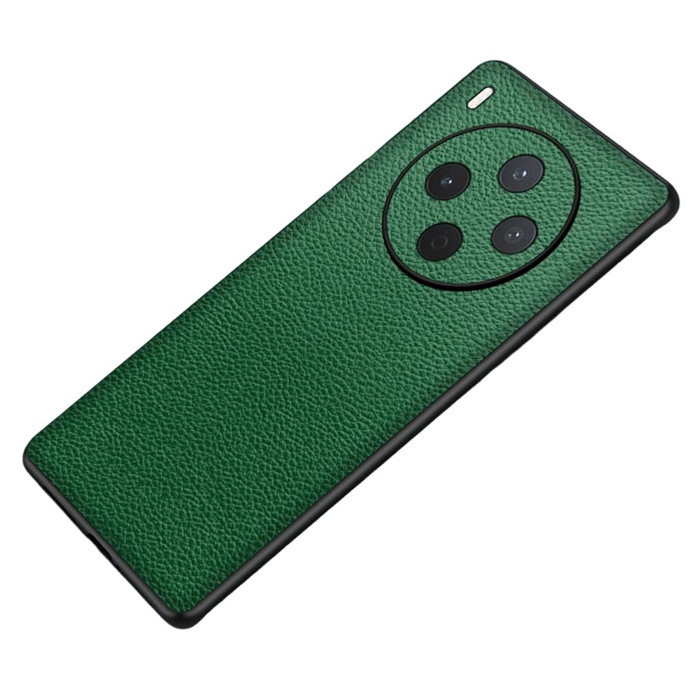 For vivo Y500 Pro 5G Case Litchi Texture PU Leather Coated PC + TPU Protective Phone Back Cover