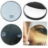 Plastic Cosmetics Tool Black Round Two Suction Cups Makeup Mirror 20X Magnifying Mirror