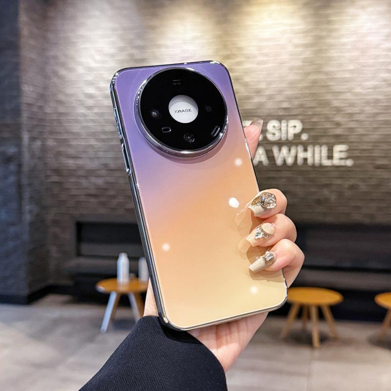 Применимо к чехлу для мобильного телефона Huawei Mate11 ProMax, стекло с градиентным изменением, всестороннее покрытие 11 линз, 11 противоударный чехол