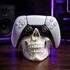 E-sports Room Accessories 3D Printed Skull Game Controller Holder, Head Stand for Cool Gaming Desk Decor Controller, Desktop Display Decor, Gamer Gift