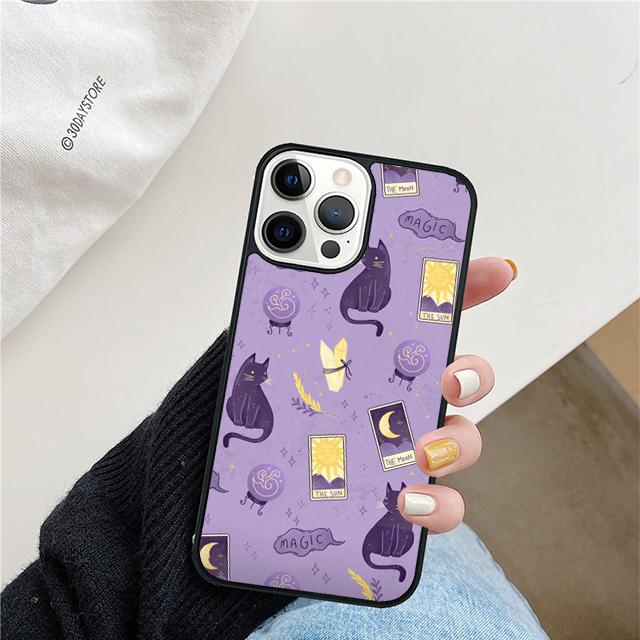 Девчачий Пастельный Ведьма Гот Чехол для Телефона Для iPhone 17 Air 15 16 Чехол 11 13 14 Pro Max 12 Plus Max Fundas