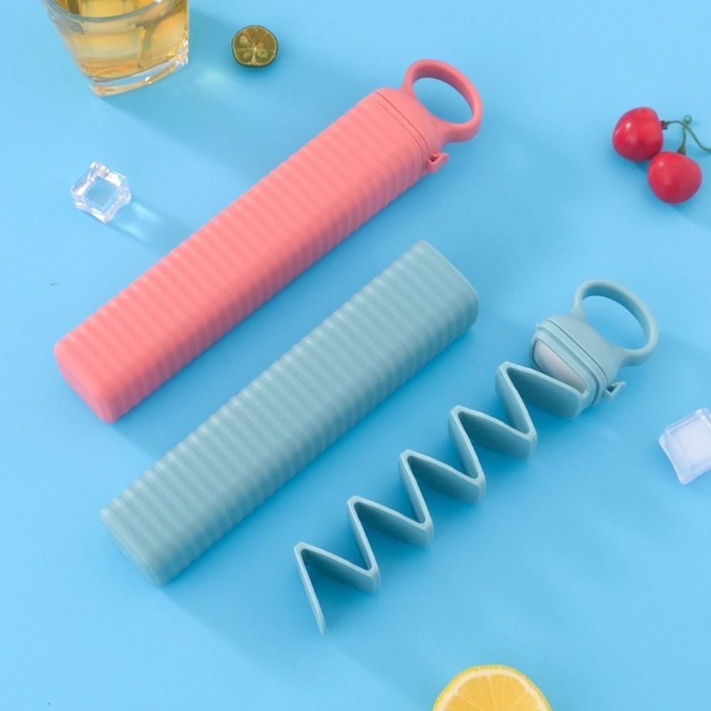 Pull-out Ice Making Molds Long Strip Silicone Mold Portable Ice Cube Maker Household