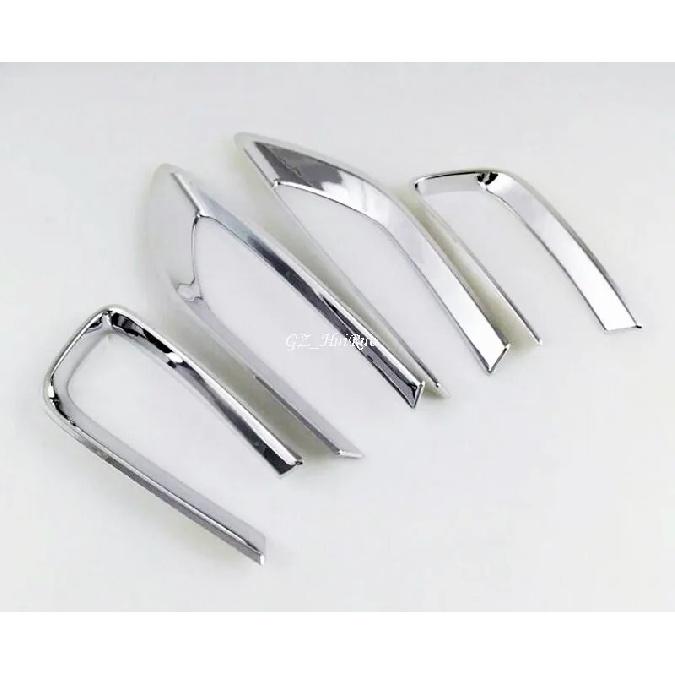 Хромированная задняя противотуманная фара из АБС-пластика, 4 шт., накладка на крышку лампы для Renault Koleos 2017