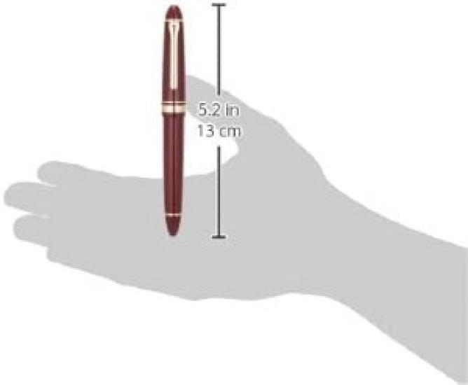 Sailor Profit Casual Fountain Pen Gold Trim Red Medium Nib 11-0570-430 with Converter