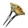 Pearl Hair Ornament for Weddings and Made In Peony Suitable for Women In Their and 60s Hairpin, 8w506, Maki-e (lacquer-work) Mothers' Days, Japan,