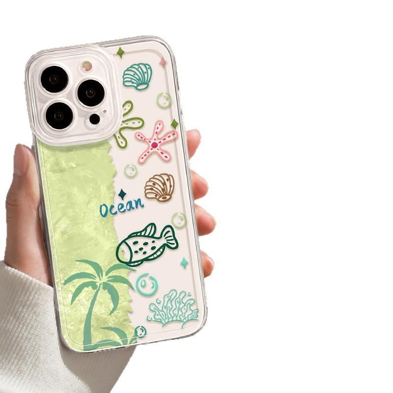 Подводный мир для чехла на мобильный телефон Apple 16 iphone15promax14plus13 всесторонний 12 защита от отпечатков пальцев