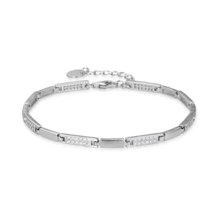 Bracelet - LUXENTER - Kinusi - Argent 925 - Zircone - Taille unique