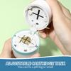 4 IN 1 Pill Cutter Storage Box Portable Drug Tablet Medicine Pill Crusher Compact Pill Organizer Pill Grinder for Small Pills
