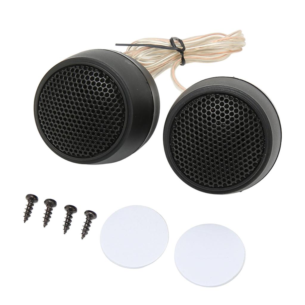 2PCS Dome Tweeter 10W 4 Ohm High Sensitivity Great Sound Quality Loudspeaker for Car Audio Systems
